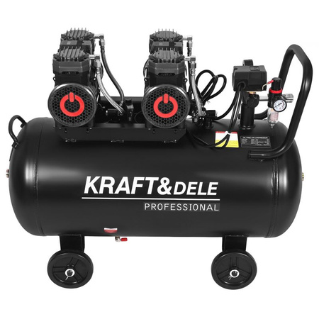 Kompresor bezolejowy 100L 2x2200W KD4083