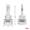 Żarówki żarniki LED seria D-Basic D4S D4R 6000K Canbus AMIO-03629