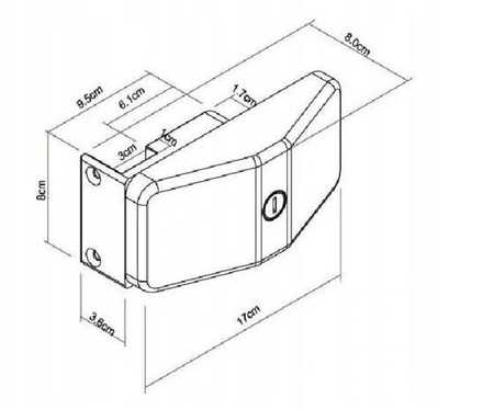 Zabezpieczenie do drzwi Door Lock Frame - Thule