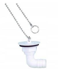 Odpływ wody do umywalki 19mm kątowy 3/4 -