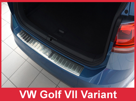 Nakładka na zderzak tylny do Volkswagen Golf 7 Kombi (Stal)