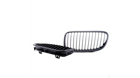 Grill sportowy pojedyncze żeberka Matt Black BMW 3 E92 E93 Facelift 2010-2013