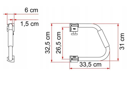 Zabezpieczenie do drzwi Security 31 - Fiamma Wawa