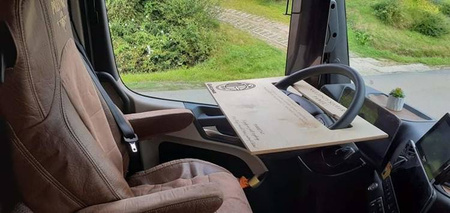 Stolik na kierownicę Iveco Daily Opel Movano drewniany