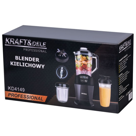 Blender Kielichowy 1500ml + 800ml + 400ml 1850W KD4149