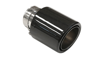 Końcówka tłumika 114mm wejście 63mm Carbon Gloss
