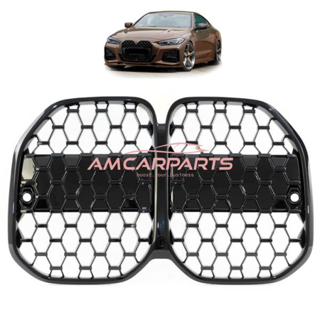 GRILL BMW G22 G23 2020- DIAMOND GLOSS BLACK