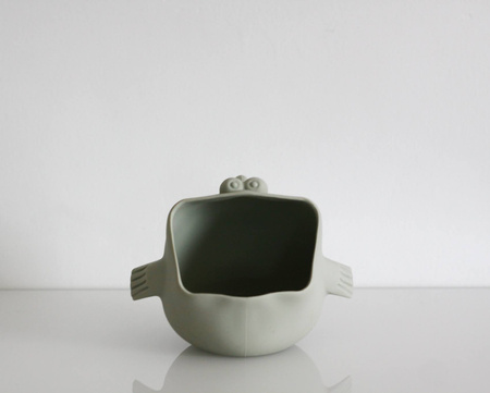 Silikonowy Czerpak Rozdymka Scrunch - Szałwiowy