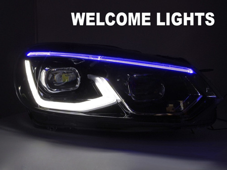 Lampy przednie LED do VW GOLF 6 08-13