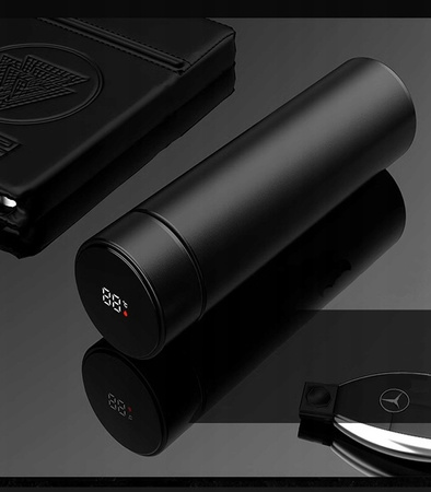 KUBEK TERMICZNY SMART Z WYŚWIETLACZEM LED 500ML TERMOS BIDON