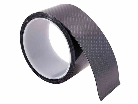 Taśma zabezpieczająca / dekoracyjna 50 mm x 3 m, ze strukturą CARBON, czarna