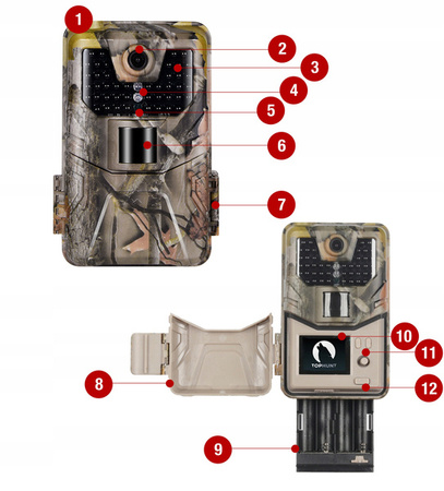Fotopułapka Suntek 4G MMS SMTP HC-900LTE Trail Camera