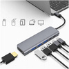 ADAPTER HUB 6W1 USB-C PD 100W 3x USB 3.0 HDMI 4K