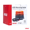 Lampa ostrzegawcza błyskowa kogut 39 LED magnes R65 R10 12V 24V WAR11M AMIO-01500