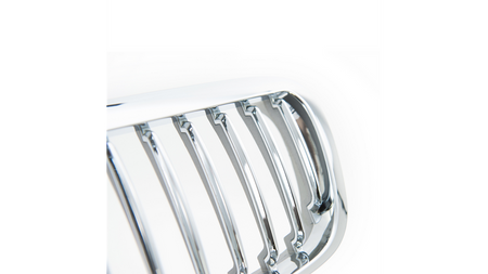 Grill sportowy pojedyncze żeberka All Chrome BMW 3 E46 Compact przed liftem 1998-2001