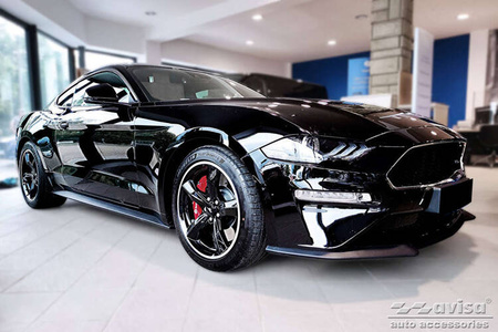 Nakładka na zderzak tylny do Ford Mustang 6 (Carbon Fiber)