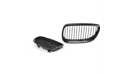 Grill sportowy pojedyncze żeberka Gloss Black BMW 3 E92 E93 przed liftem 2005-2010