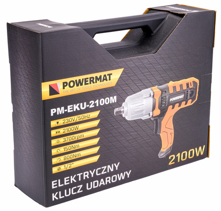 Elektryczny klucz udarowy 800Nm PM-EKU-2100M