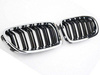 GRILL (NERKI) BMW E60 E61 BLACK CHROM LOOK M5