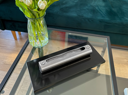 Biokominek Stainless Czarny Połysk