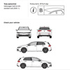 Bagażnik dachowy ALU Volkswagen Golf VIII
