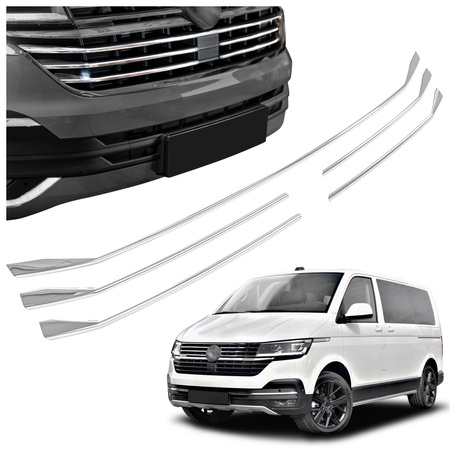 Listwy atrapy zderzaka przedniego Volkswagen Caravelle 2019-2023