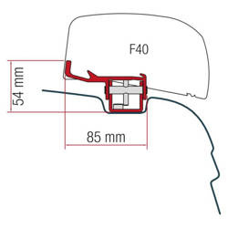 Adapter do markizy F40Van Kit VWT5/T6 - Fiamma