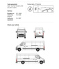 Platforma dachowa bagażowa Renault Master L4H2