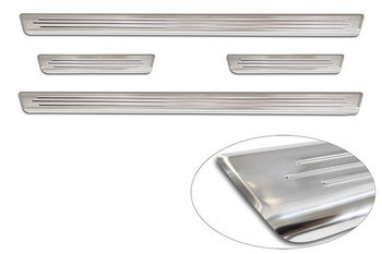 Nakładki progowe Fiat 600 (Stal)