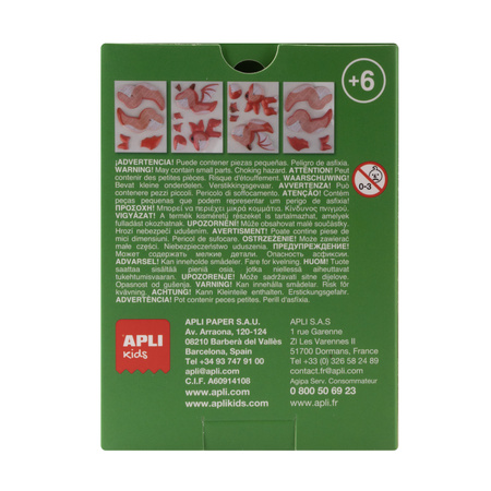 Puzzle 3D Apli Kids Smoki - Czerwony