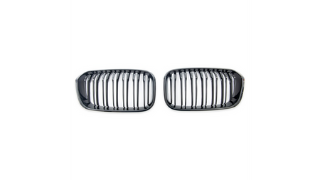 Grill sportowy podwójne żeberka Gloss Black  BMW 3 (F34) Gran Turismo 2013-2020