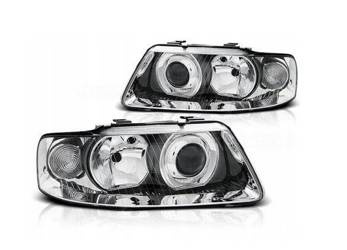 Lampy przednie reflektory A3 8L chrom soczewki