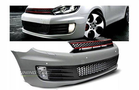 Zderzak przedni sport do Vw Golf 6 halogeny pdc