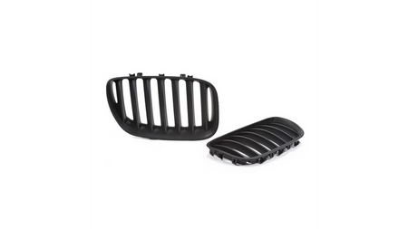 Grill sportowy pojedyncze żeberka Matt Black BMW X5 E53 przed liftem 1999-2003