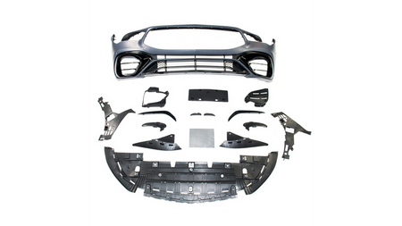Przedni zderzak sport PDC SRA Spoiler MERCEDES CLA C118 X118 2019-obecnie