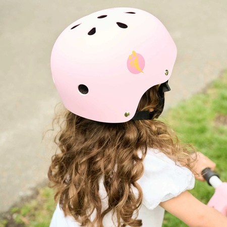 Kask rowerowy LittleLife – Różowy XS