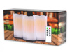 ŚWIECZKI LED ZESTAW 3 SZTUKI 12,5 CM EFEKT WOSKU DRIP WAX ZASILANIE BATERIA + PILOT