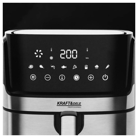 AIRFRYER FRYTKOWNICA BEZTŁUSZCZOWA 8L KRAFT&DELE KD4101 1850W