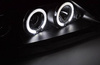Lampy Reflektory Dacia Logan 04-08 Angel Eyes Black