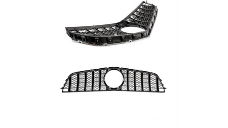 Grill sportowy GT Gloss Black MERCEDES E-Class C207 A207 przed liftem 2009-2013
