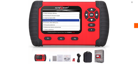 Interfejs tester skaner komputer diagnostyczny RS820PRO PL