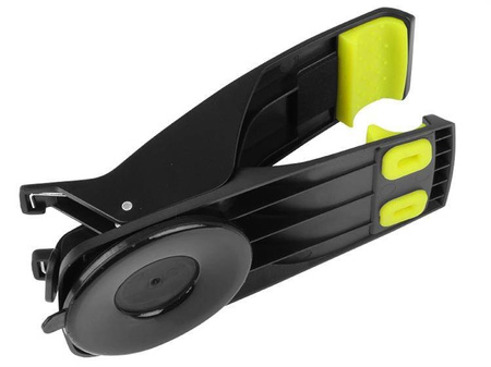 Uchwyt - klips na deskę rozdzielczą, zacisk 40-125mm, z przyssawką