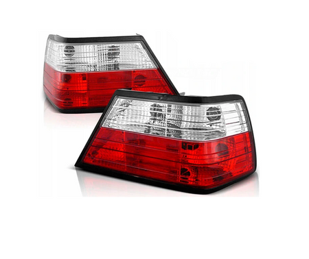 Lampy Tylne Mercedes W124 E-klasa 85-95 Clear Red