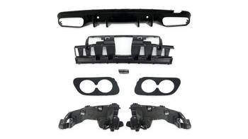 Tylny dyfuzor Black MERCEDES C-Class W205 S205