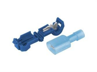 Szybkozłączki rozgałęźne typ-T, niebieskie, 2.5-4.0mm kw, 16-14 AWG, 15A max, 5 szt.
