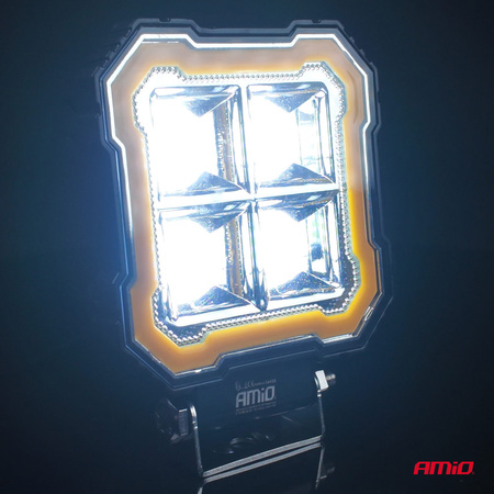Lampa robocza halogen LED szperacz AWL84 48W 4800LM 12V 24V AMIO-04428