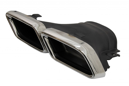 Końcówki tłumika wydechu Mercedes W213, GLC X253 chrom