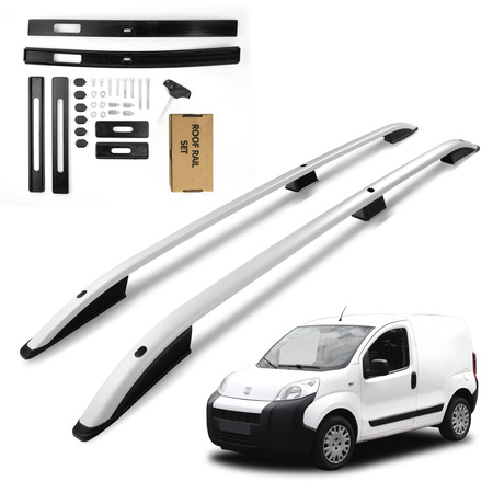 Relingi dachowe Fiat Fiorino III 225  2008-2018 Srebrny