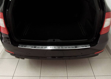 Nakładka na zderzak tylny Skoda Superb 2 Kombi (Stal)