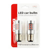 Żarówki LED CANBUS 3030 24SMD 1157 BAY15D PR21/5W Czerwone 12V 24V AMIO-02579